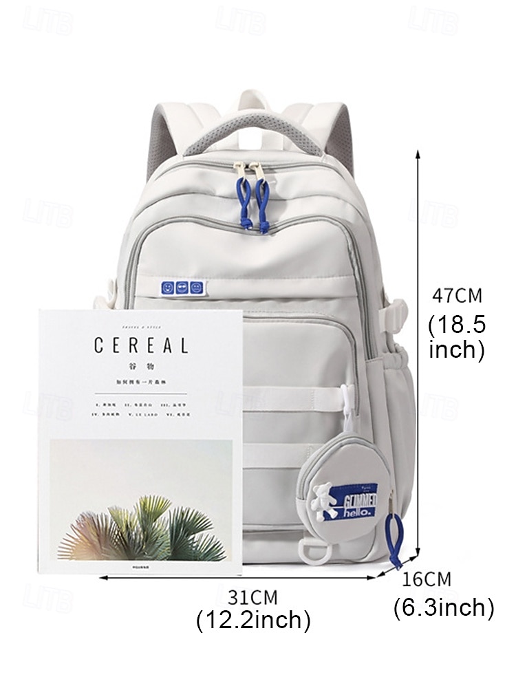 Unisex waterproof school bag, Large capacity multi-compartment school bag, Cute design, Lightweight student school bag, Suitable for middle school and daily use 2026 - $34.99 –P11