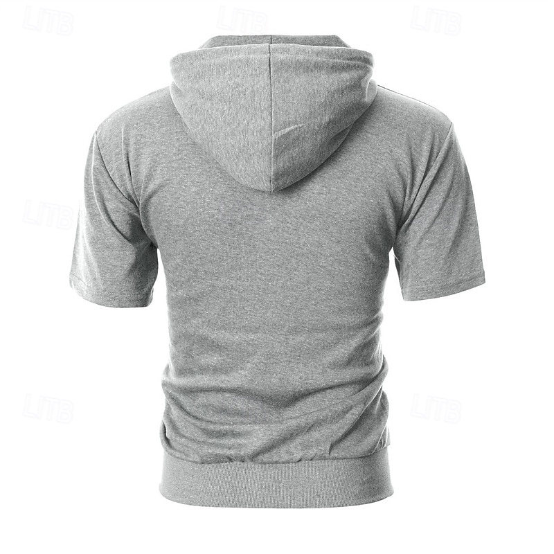 Per uomo Felpa con cappuccio Felpa con cappuccio a zip intera Nero Rosa Grigio scuro Grigio Con Cappuccio Semplice Con zip Tasca Sport & Outdoor Quotidiano Ferie Poliestere Streetwear Essenziale del 2025 a $15.49 –P2