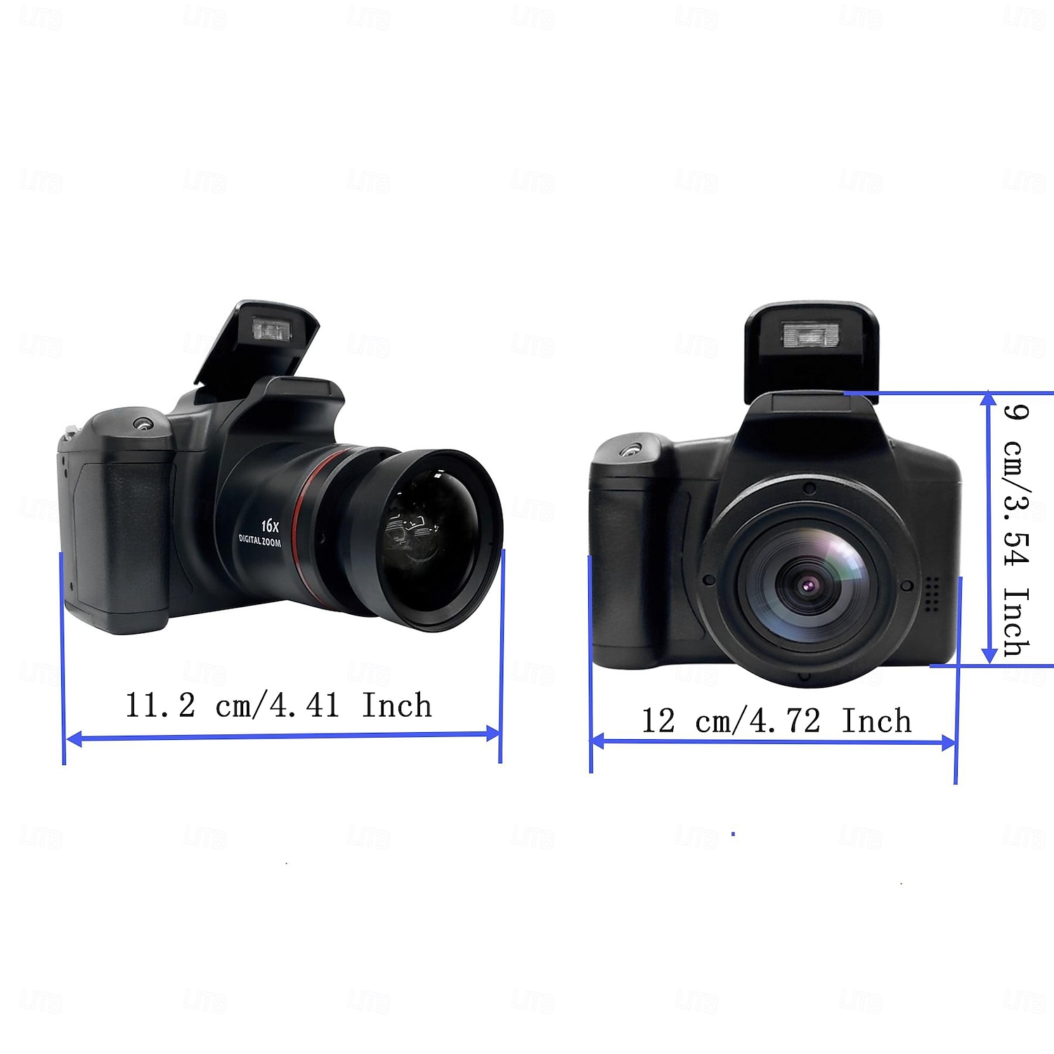 16-Megapixel Digital Camera With 1080P 16X Zoom Digital Image Stabilization Includes 600mAh battery 2.4-Inch Removable Lens Home Video Camera Maximum 128GB 2025 - $71.99 –P14