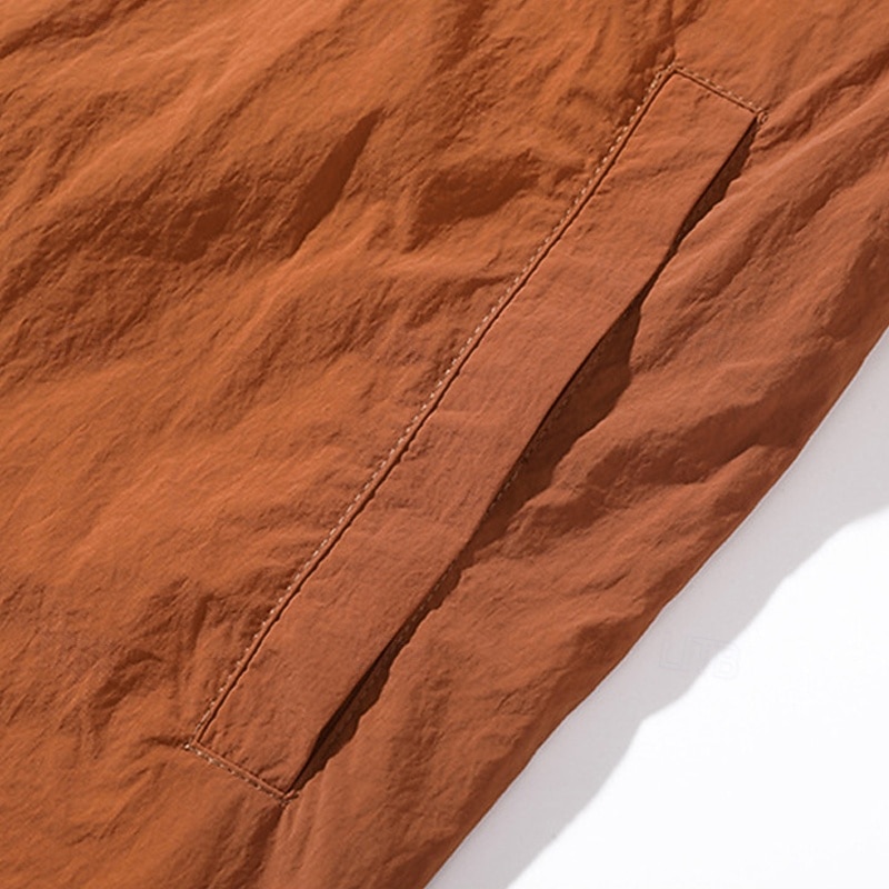 Miesten Juoksutakki Ulkoilu takki Täysi vetoketju Pitkähihainen Alusasut Urheilullinen Yhtenäinen Aurinkovoide Nopea kuivuminen Kevyt UV-jäähdytys Tennis Golf Juoksu Urheiluasut Urheiluvaatteet Maan 2025 - $32.99 –P8