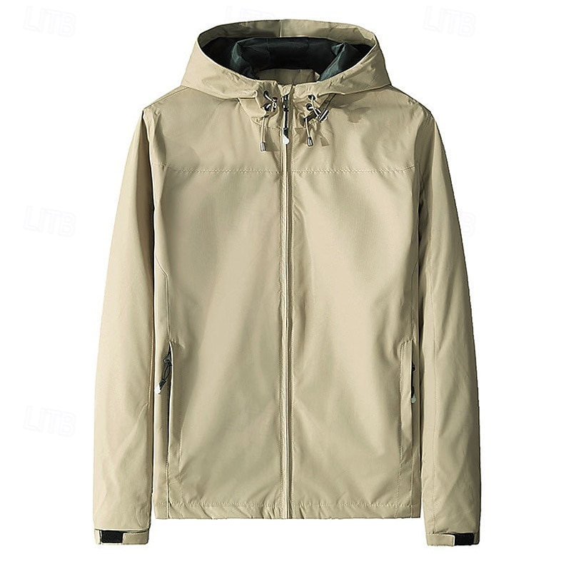 Hombre Chaqueta para exteriores Chaqueta para senderismo Impermeable Al aire libre Impermeable Resistente al Viento Trajes de senderismo Ropa de senderismo Primavera Otoño Camiseta Camping 2025 - $22.99 –P7