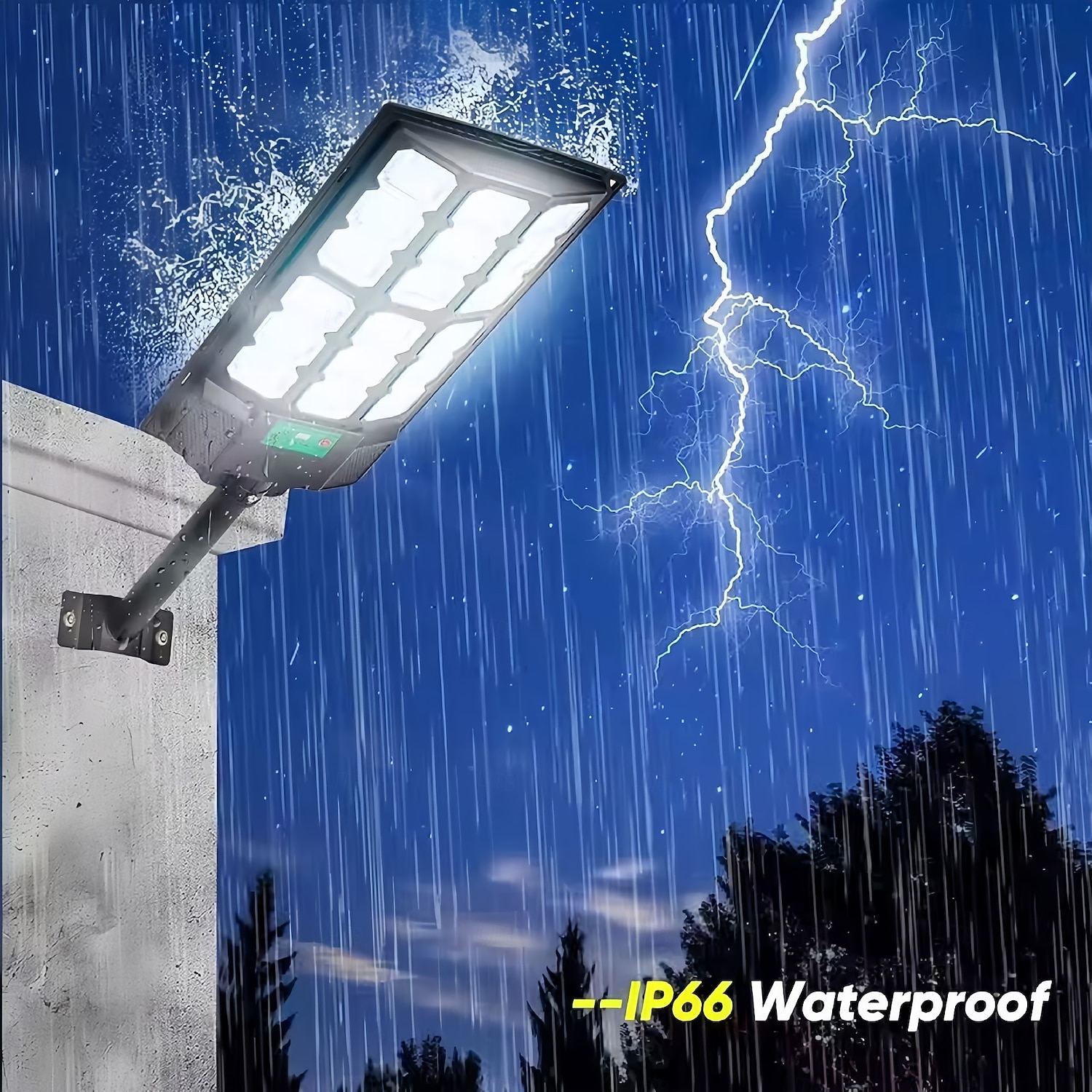 Solar Street Lights Outdoor Waterproof  LED Parking Lot Light Motion Sensor Dusk to Dawn Remote Control  1PC 2025 - $27.99 –P3