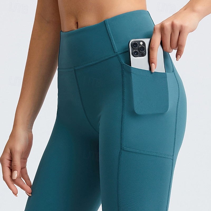 Dam Shorts Damasker Streetwear Ledigt Knelängd Hög midja Slät Elastisk midja Mateial som andas Elastisk Semester Gata Dagliga kläder Svart Blå Grön Ljusgrå Sommar Normal 2025 - $20.99 –P10