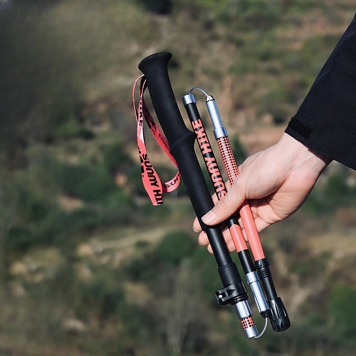 Walking Stick Trekking Poles Collapsible Hiking Poles - Carbon Fiber, Trekking Sticks, Antishock and Quick Lock System, Telescopic, Collapsible, Ultralight 2026 - $42.99 –P3