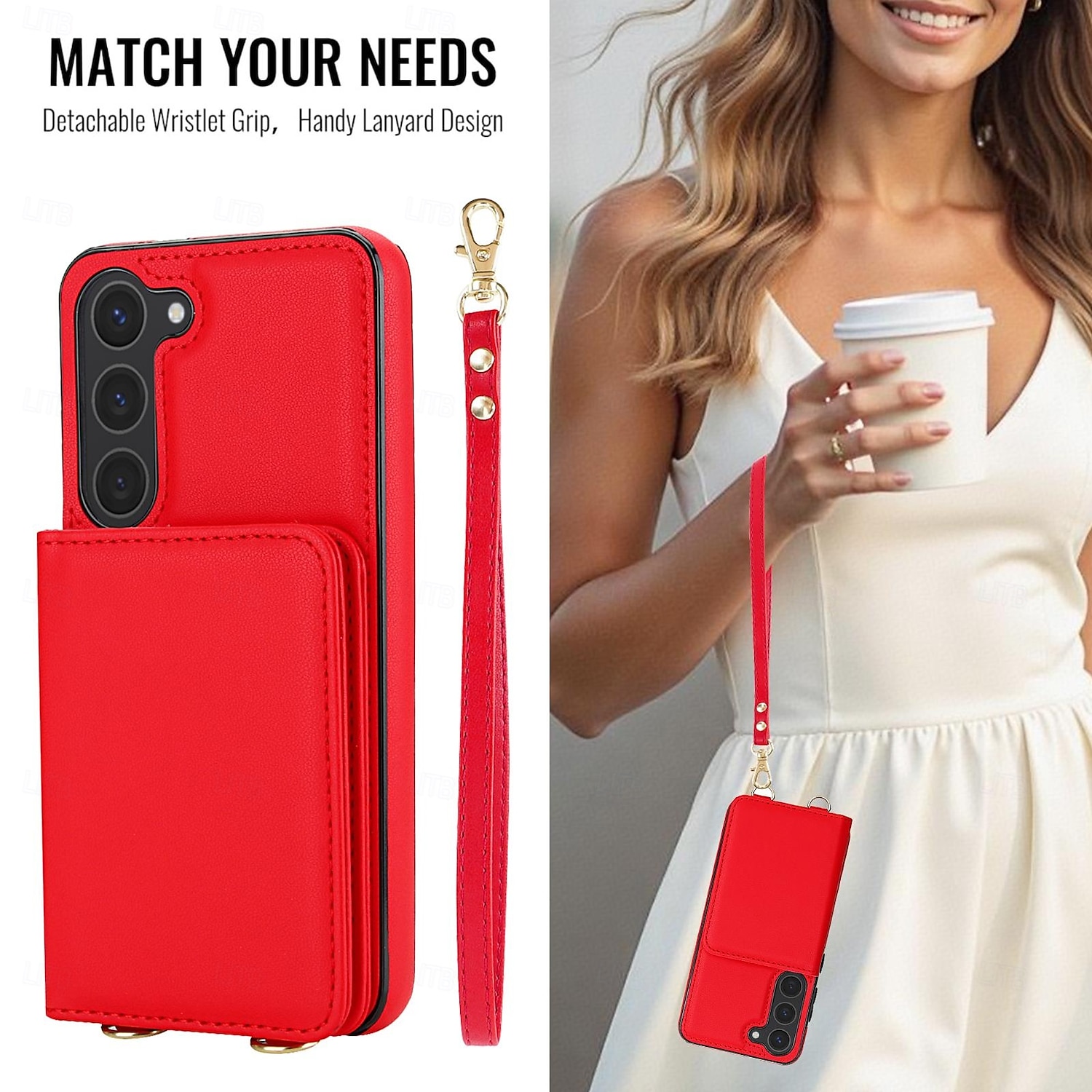 Phone Case For Samsung Galaxy S22 S22 Plus  Ultra A73 A53 A52 A13 5G A13 A51 Back Cover with Lanyard Kickstand Card Slot Retro TPU PU Leather 2025 - $19.99 –P2