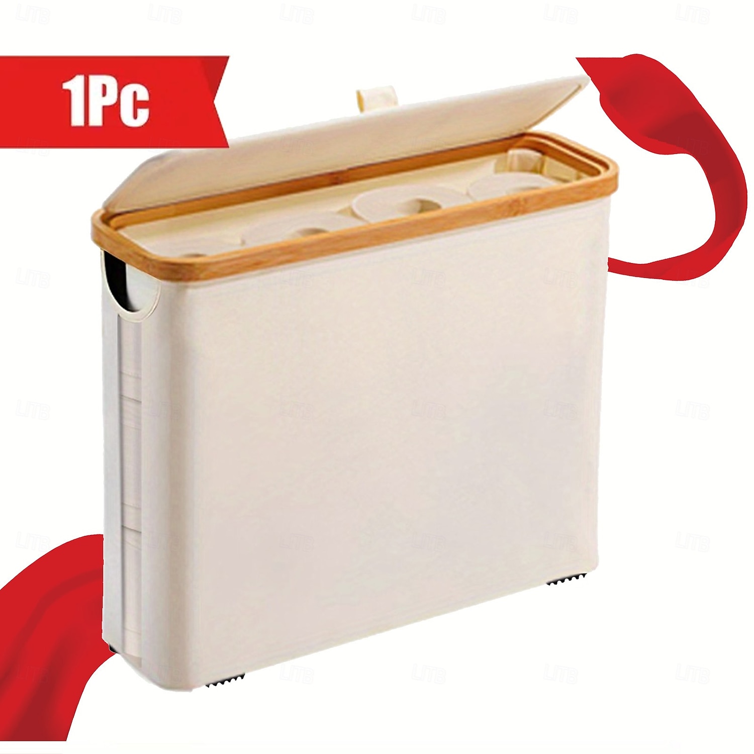 Toilet Paper Storage Basket with Lid, Bamboo Toilet Paper Storage Holder Stand Organizer for Bathroom, Toilet Paper Storage Box Container with Handle, Toilet Tissue Storage Bin for RV Closet 2025 - $14.99 –P5