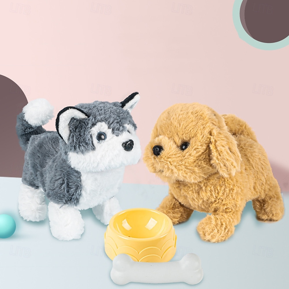 Cane robot, il mio cucciolo robot realistico, giocattolo interattivo per cuccioli che cammina, abbaia, coda di peluche, cane da compagnia per bambini &Giocattolo robotico realistico per adulti che si del 2025 a $23.99 –P13