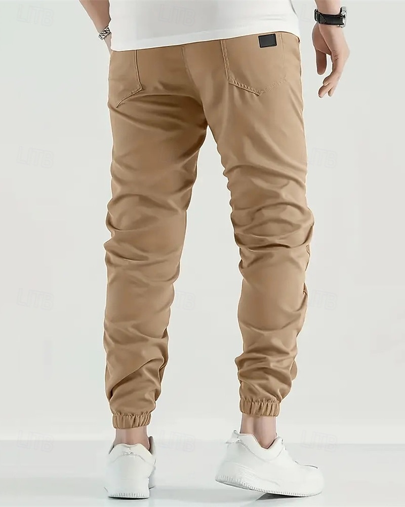 Per uomo Pantaloni Cargo Pantaloni Tasca Coulisse Elastico in vita Semplice Indossabile All'aperto Quotidiano Campeggio & Escursionismo Moda Classico Marrone Scuro Nero del 2025 a $22.99 –P4