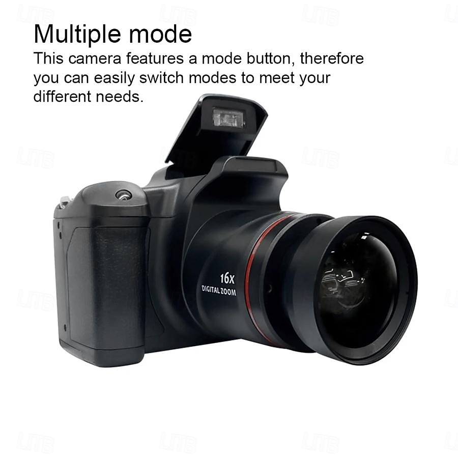 16-Megapixel Digital Camera With 1080P 16X Zoom Digital Image Stabilization Includes 600mAh battery 2.4-Inch Removable Lens Home Video Camera Maximum 128GB 2025 - $71.99 –P12