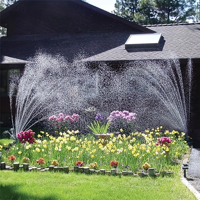 hagesprinkler 360-graders automatisk flerhodet blomstervanningssprøyte for hagebruk og hagearbeid vanningsverktøy 2025 - $9.99 –P7