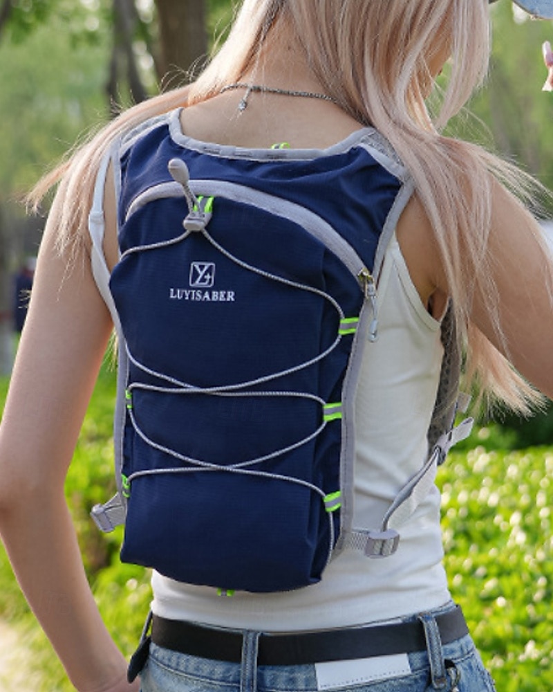 Laufweste Wasserpaket Trinkweste Armwärmer Reflektierend Wasserdicht Schnelltrocknend Polyester für Marathon Wandern Joggen 2025 - $16.79 –P19