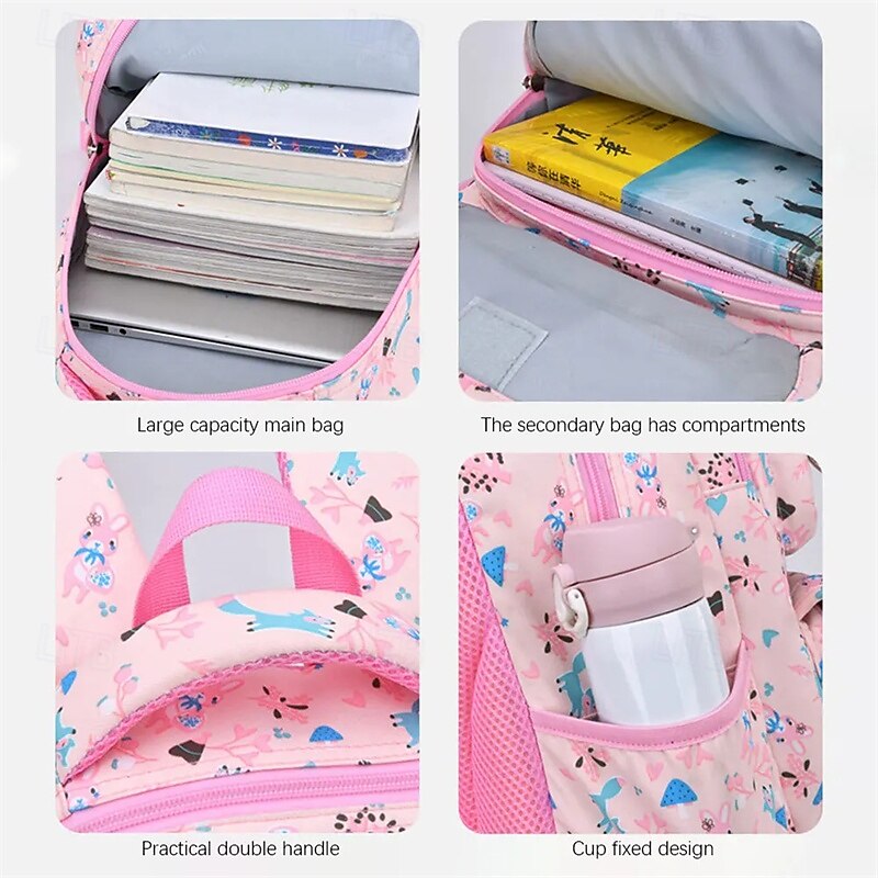 Grade 1-6 Wear-resistant Ultra-light Backpack Expansion Load-reducing Breathable Backpacks for Primary School Children 2025 - $27.99 –P4