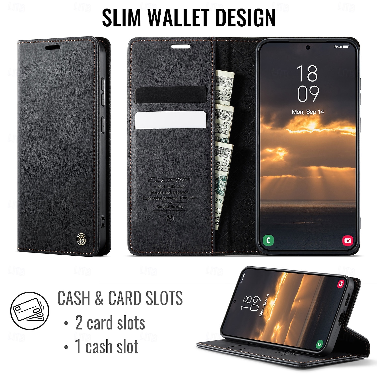 téléphone Coque Pour Samsung Galaxy S25 Ultra S24 FE S23 S22 S21 S20 Ultra Plus FE A54 A33 A12 Étui Portefeuille Protection complète du corps Support Antichoc TPU faux cuir de 2025 ? $16.99 –P2