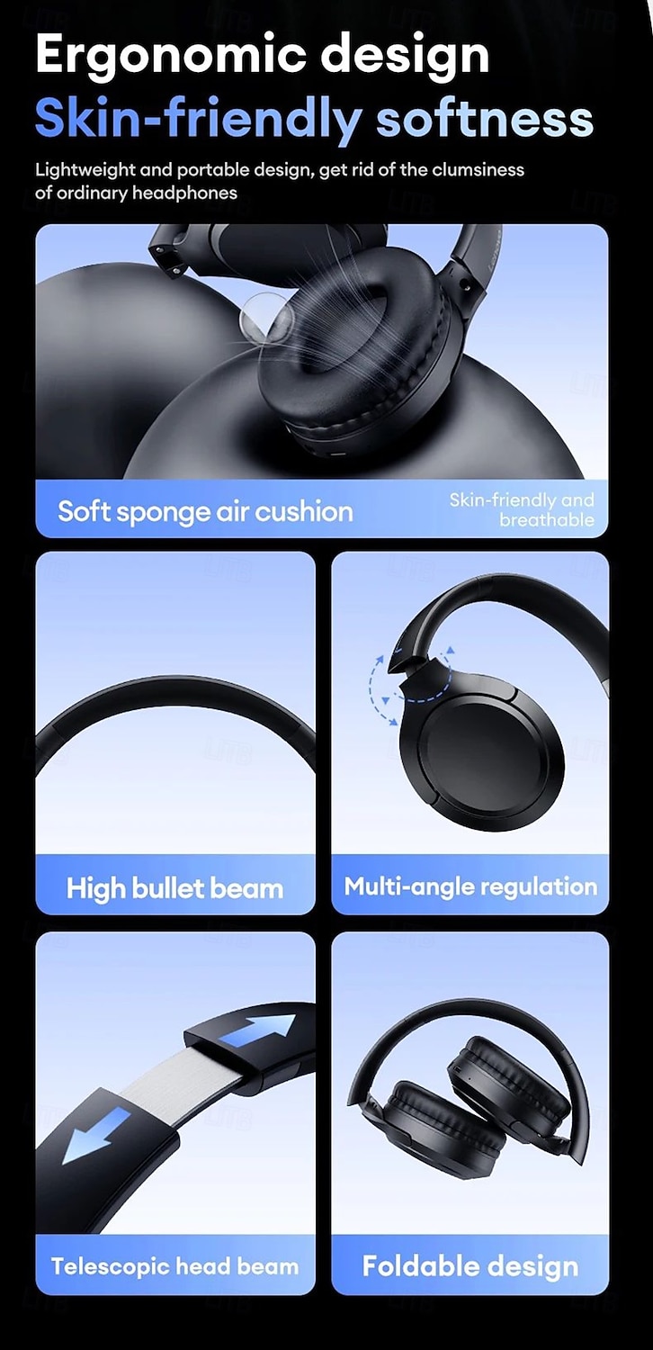 Lenovo TH53 Bluetooth V5.4 Earphone HiFi Stereo Sound with Music Mode Headphone Bulit-in 2 Mics for HD Calls Headset 2025 - $45.99 –P7