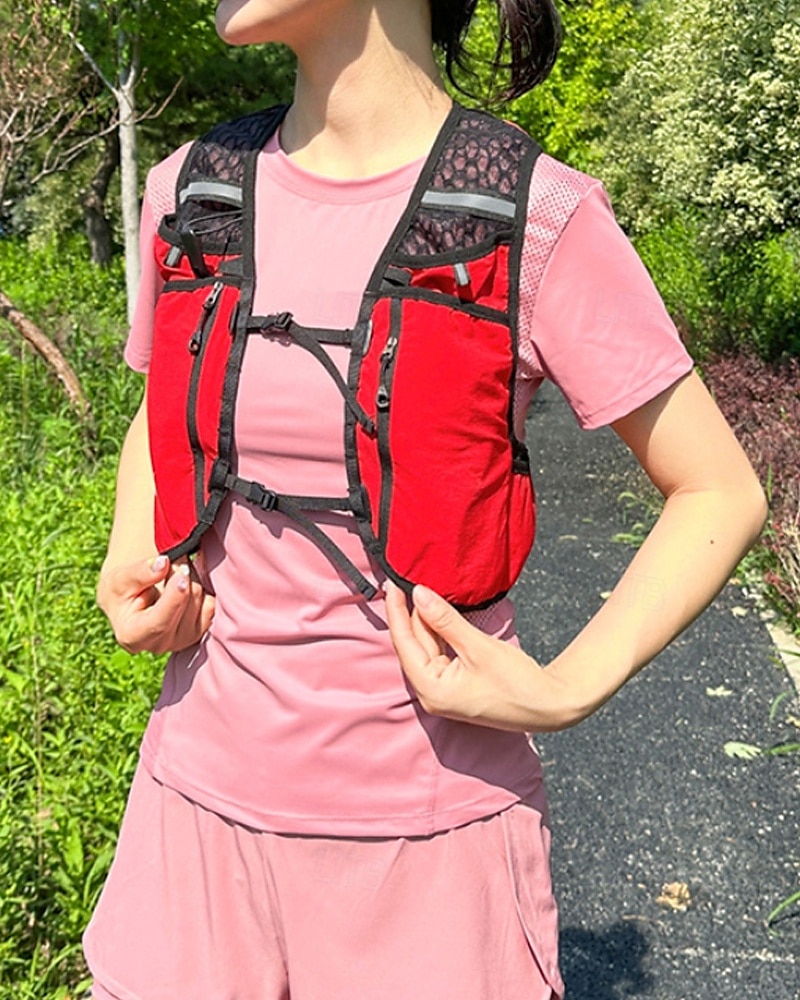 Löparväst Vattenpaket Vätskeväst Armwarmers Vattentät Snabb tork Lättvikt Polyester för Maraton Camping Joggning 2025 - $39.99 –P14