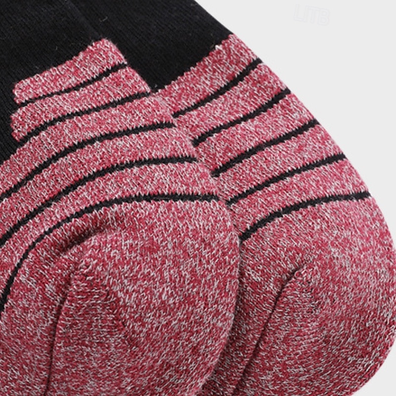 1 Par Hombre Mujer calcetines de lana merino Calcetines de senderismo Calcetines para correr Mantiene abrigado Transpirable Anti ampollas Grueso Invierno Al aire libre tripulación media Retazos Lana 2025 - $11.49 –P3