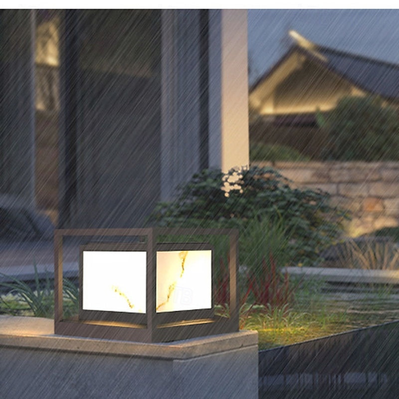 Buitenpaalverlichting armatuur moderne tuin entree buiten zuilverlichting metalen behuizing patio pilaarverlichting 110-240v 20w 2025 - $272.09 –P1