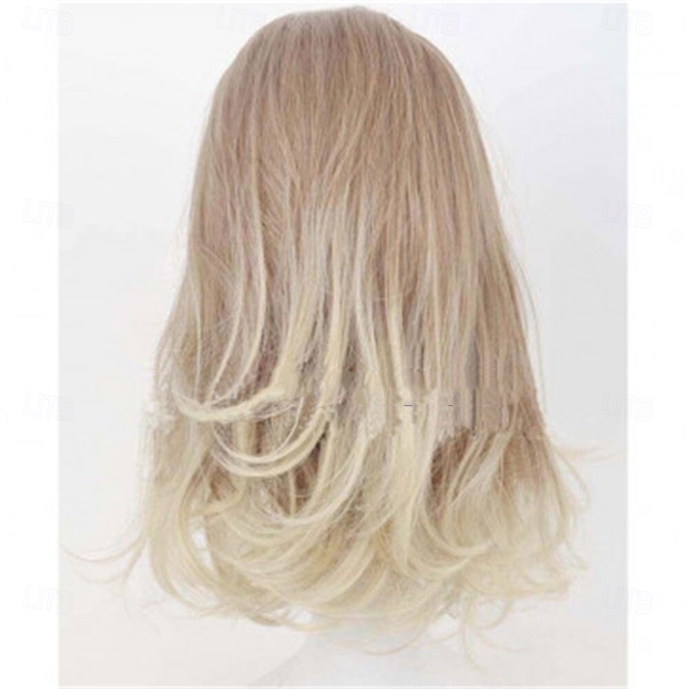 Fantastiske fire usynlige kvinne Sue Storm parykk med medium lang hår 2025 - $27.99 –P3