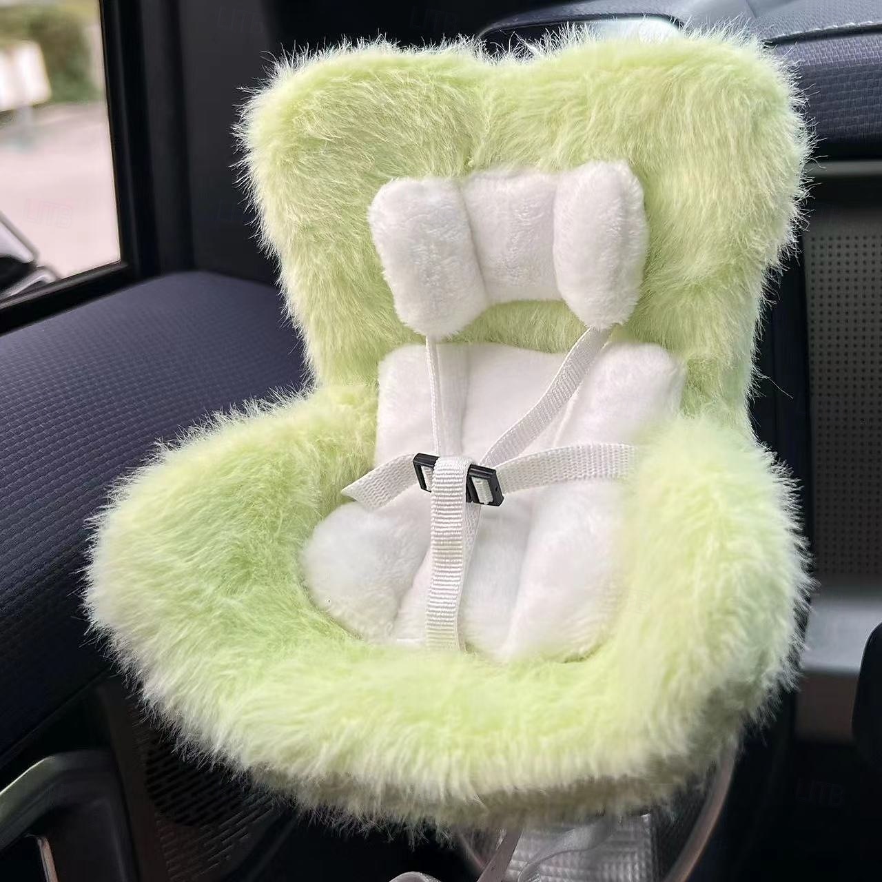 Doll Car Seat for 17cm Dolls with Air Vent Clip and Desktop Stand Cute and Functional Car Ornament for Blind Box Doll Fans 2025 - $30.99 –P11