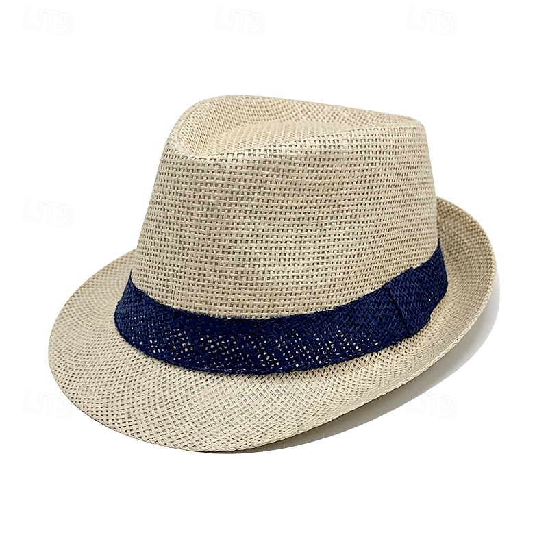Britse jazzhoed, herenzonbescherming, zonnehoed, strandhoed, strohoed, casual hoed 2025 - $8.49 –P9