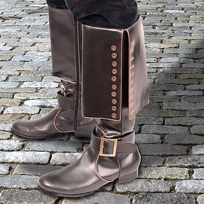 Středověké Renesanční Boty Kozačky Ke kolenům Pirát Viking Křižák Maškarní kostým Pánské Unisex Keltské Pirát předvečer Všech svatých Plesová maškaráda Párty a večer LARP Ren Faire Dospělé Boty Cel 2025 - $63.99 –P1