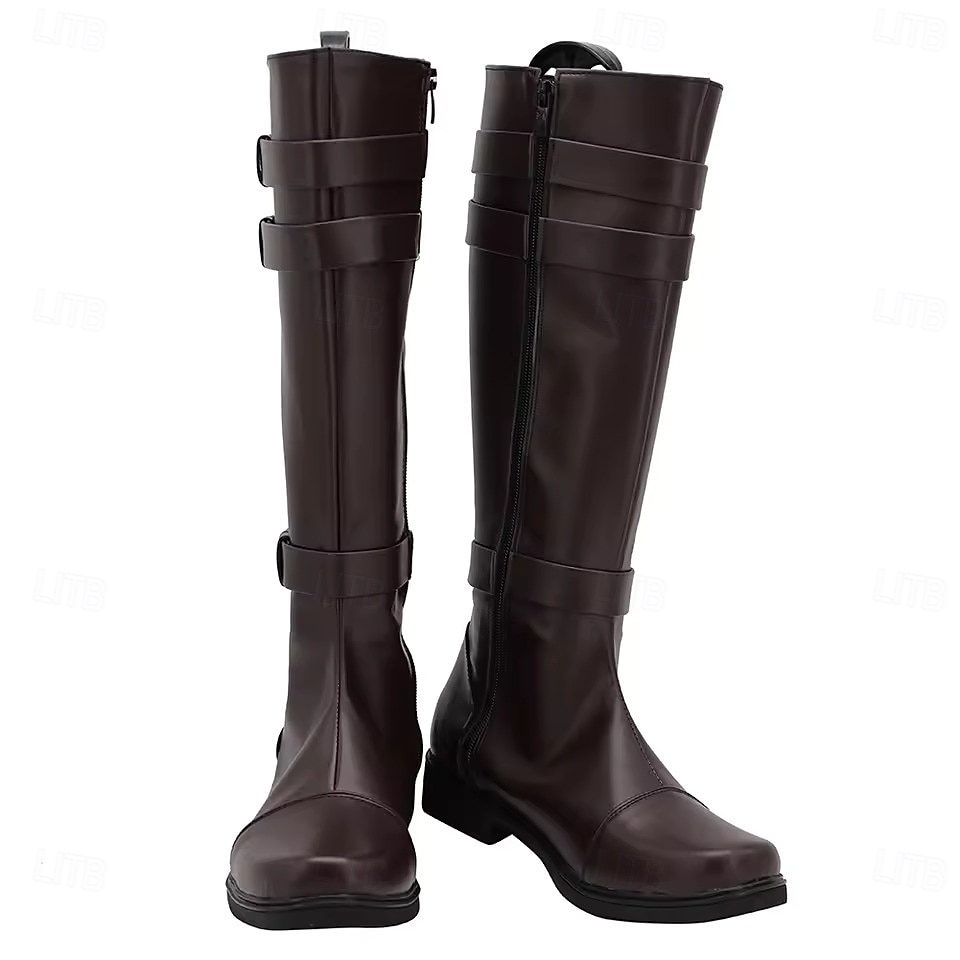 Medievale Rinascimento Scarpe Stivali al ginocchio Stivali jazz piatti Pirata Vichingo Crociato Costume Per uomo Celtico Costumi da pirata Halloween Mascherata Halloween Festa & Sera LARP Adulti del 2026 a $58.99 –P3