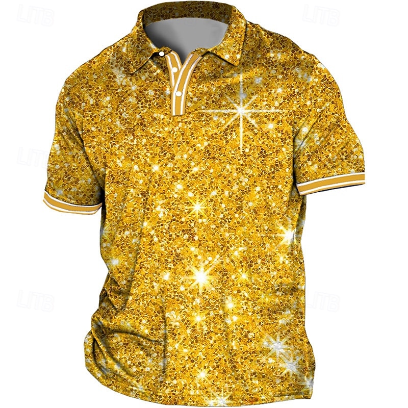 Bărbați Mărime Plus Tricou POLO Mare si inalt Scrisă Răsfrânt Imprimeu Manșon scurt Primavara vara Sport Modă Șic Stradă Designer În aer liber Stradă Topuri 2025 - $25.99 –P1