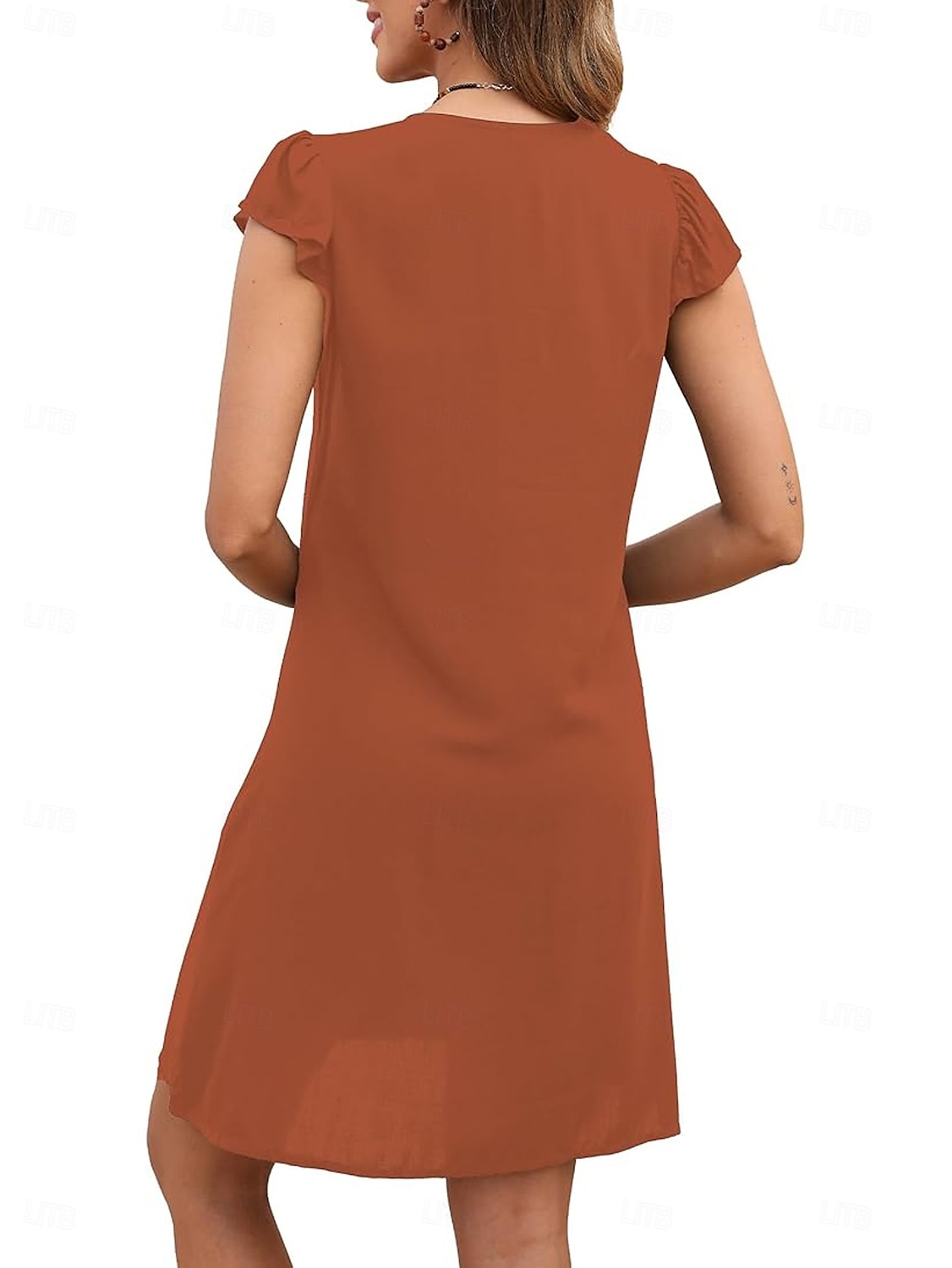 Women's Mini Dress Casual Dress Fashion Modern Elegant Dress Cap Sleeve Wedding Daily Date Regular Fit Floral Embroidery Sleeveless V Neck Black White Orange Summer 2025 - $27.99 –P17