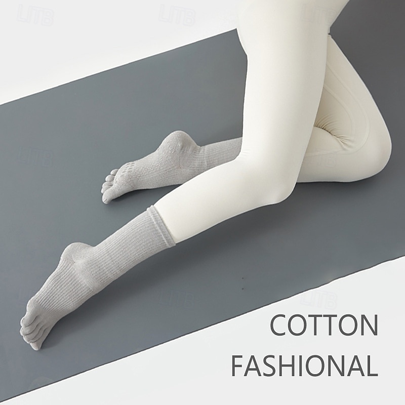 Women Non-slip Dispensing Five Toes anti-odorant anti-friction Sweat-absorbent Floor Socks For Pilates Dance 2026 - $6.49 –P2