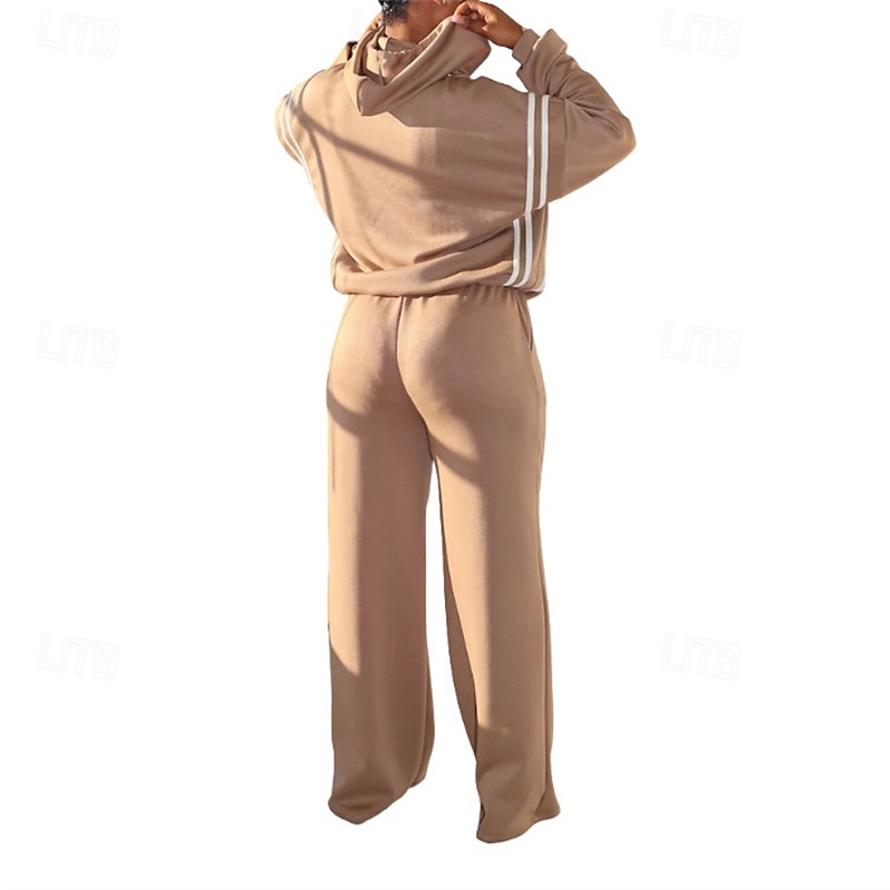 בגדי ריקוד נשים אימונית activewear הגדר בגדי ספורט ומנוחה סתיו שרוול ארוך שמור על חום הגוף עמיד רך חדר כושר להתאמן ספורטיבי בגדי ספורט לבוש אקטיבי אבטיח אדום שחור חאקי 2025 - $22.39 –P8