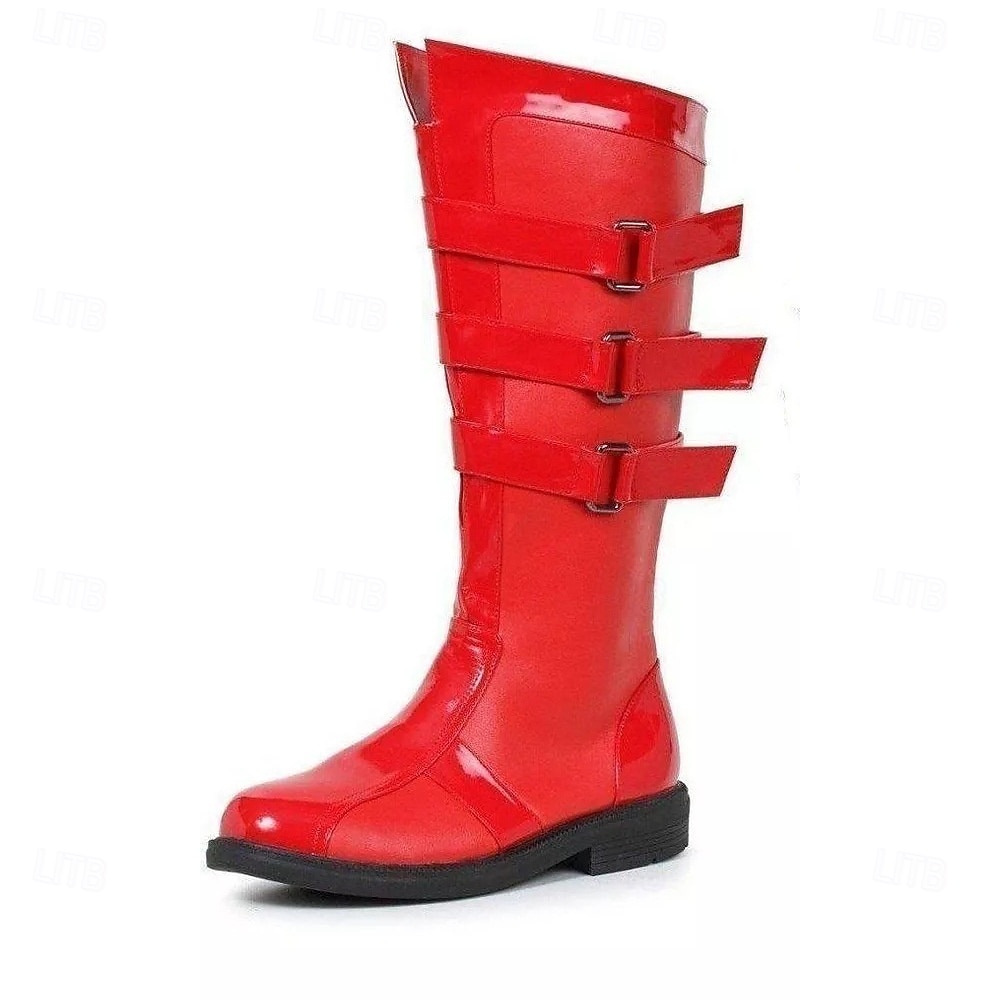 Punk & Gotico Medievale Rinascimento Scarpe A stivale Stivali al ginocchio Pirata Vichingo Crociato Costume Per uomo Celtico Costumi da pirata Halloween Mascherata Festa & Sera LARP Fiera del 2026 a $80.99 –P5