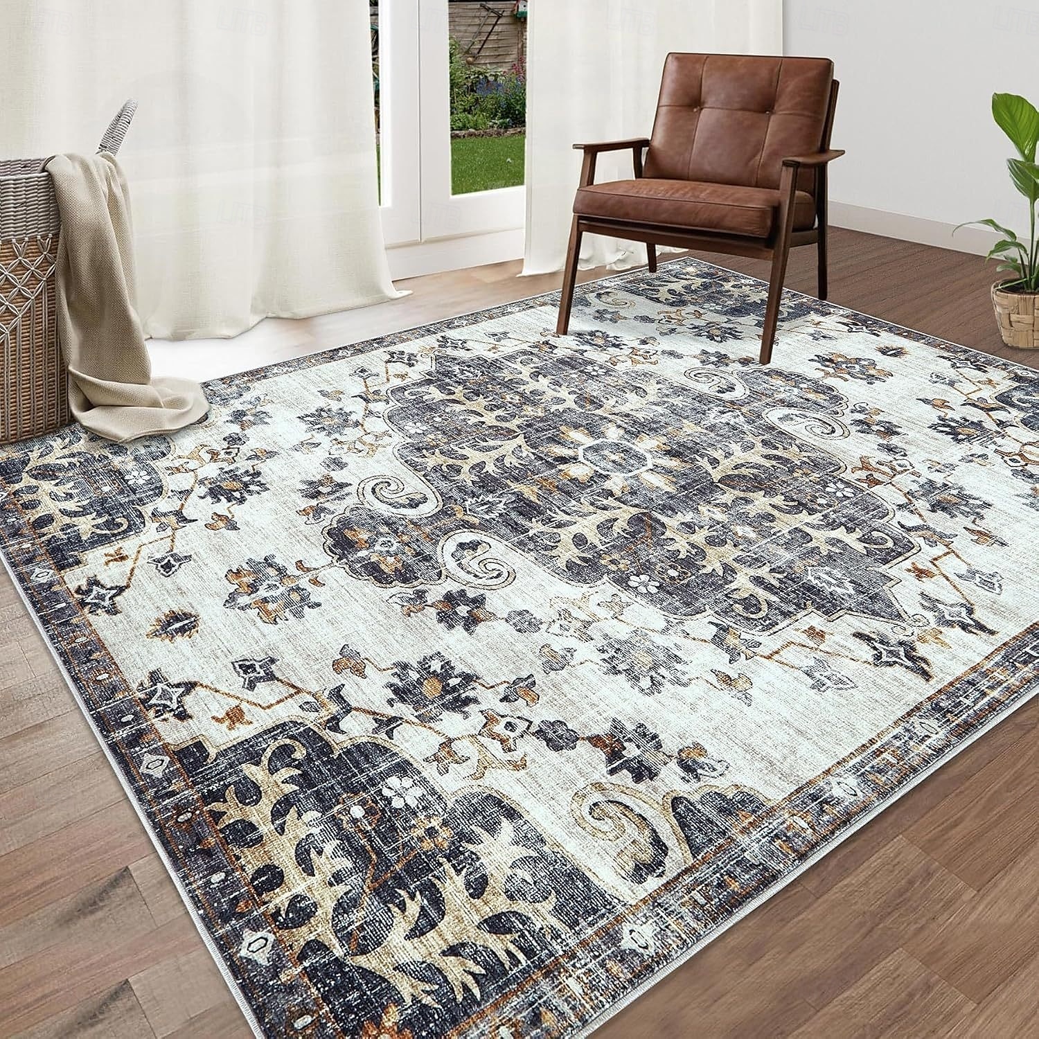 Bohemian Boho Bereichsteppich Küchenteppich Rutschfester Ölbeständiger Bodenmatte Wohnzimmerteppich Innen- und Außenteppich Schlafzimmerdeko Badezimmermatte Eingangsfußmatte Fußmatte 2025 - $10.99 –P12