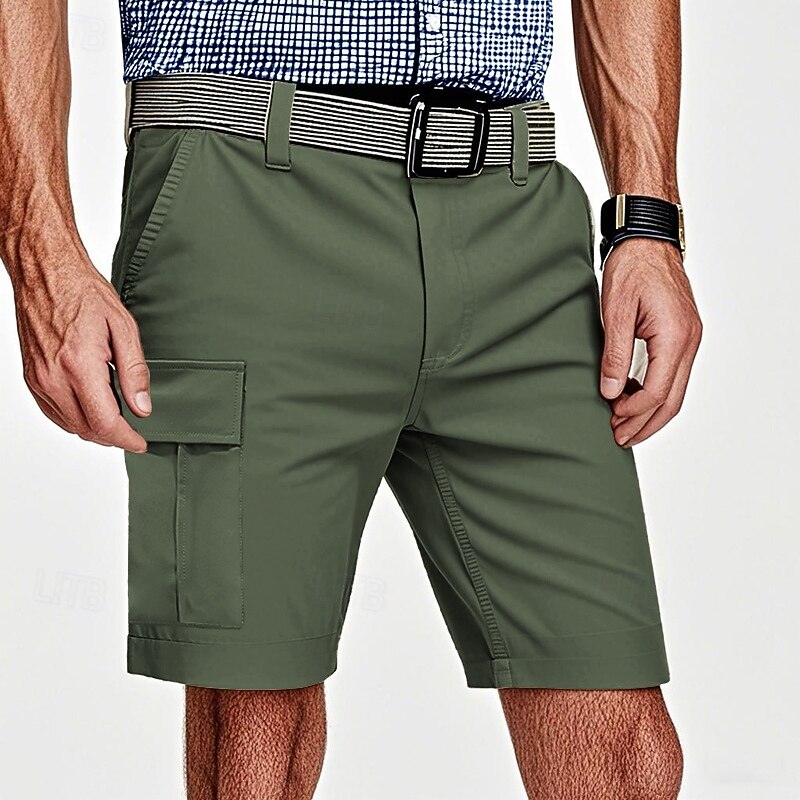 Per uomo Pantaloncini Tattici Pantaloncini cargo Shorts Pantaloncini Estivi Elastico in vita Multi-tasche Tasca con Patta Semplice Comodità Indossabile Lunghezza al ginocchio All'aperto Sport del 2025 a $28.99 –P7
