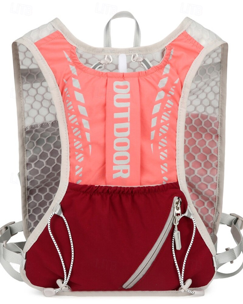 Hardloopvest Waterpakket Hydratatievest Armverwarmers waterdicht Sneldrogend Lichtgewicht Polyester voor marathonloop Wandelen Joggen 2025 - $20.99 –P10