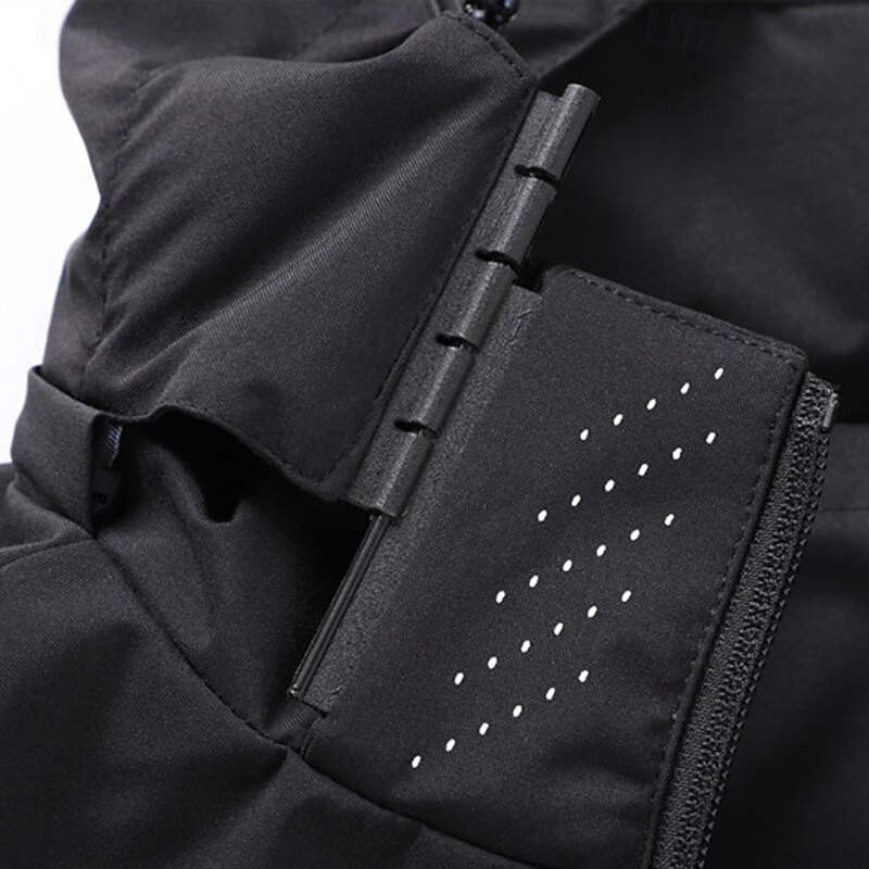 Men's Windbreaker Hiking Jacket rain coat Outdoor Waterproof Windproof Hiking Outfits Hiking Clothes Spring Autumn / Fall Top Camping / Hiking / Caving Running Black Blue Dark Blue 2025 - $14.79 –P6