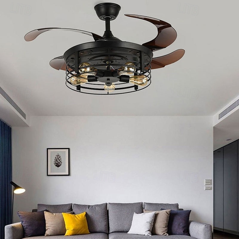 5-Light 107 cm Island Design Ceiling Fan Metal Painted Finishes Vintage 110-120V 220-240V 2025 - $604.29 –P4