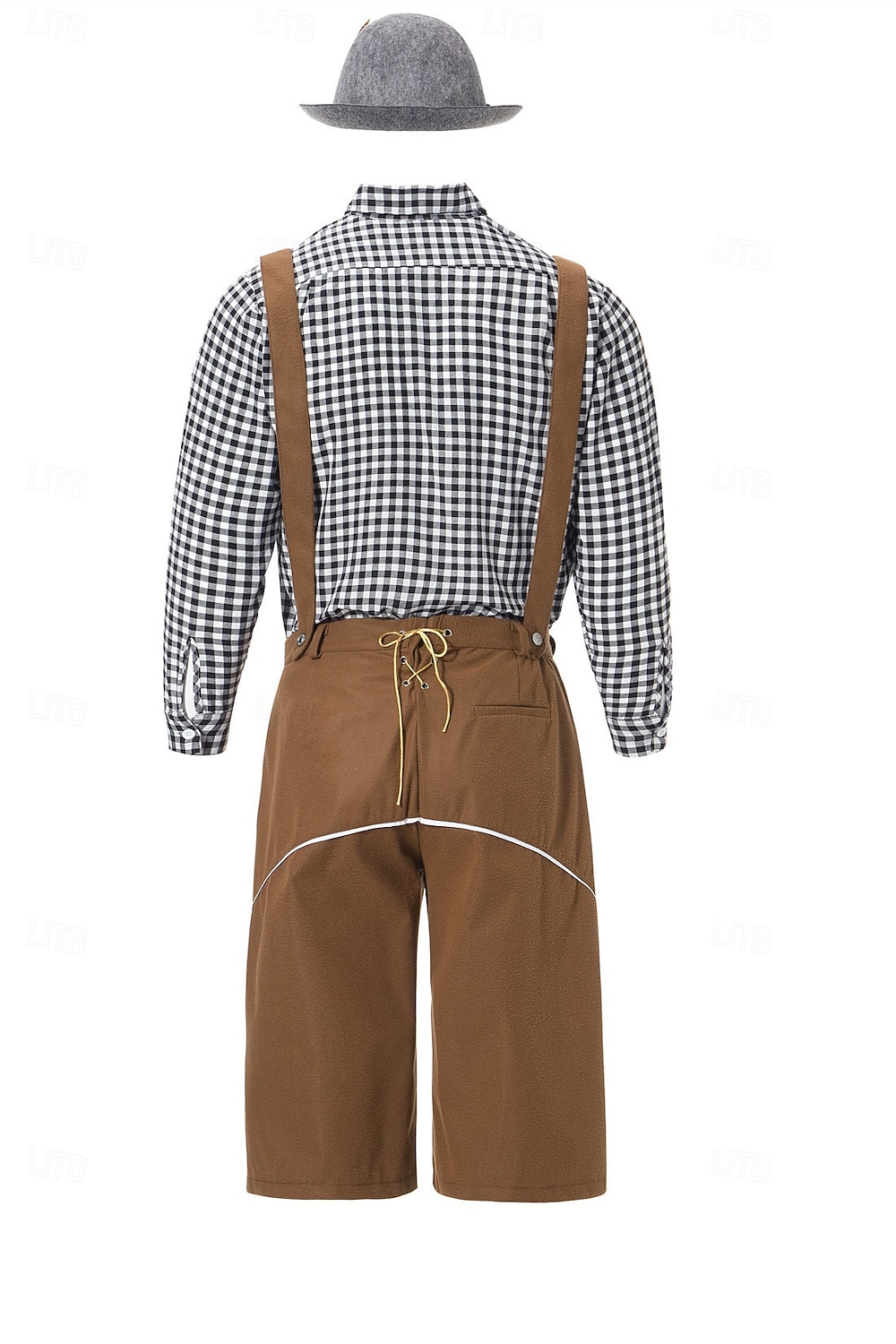 Oktoberfest Lederhosen Camisas Sombrero alpino bávaro Alemán alpino prados Hombre Fiesta Festival de Cerveza Paño de estilo tradicional 2026 - $61.99 –P2