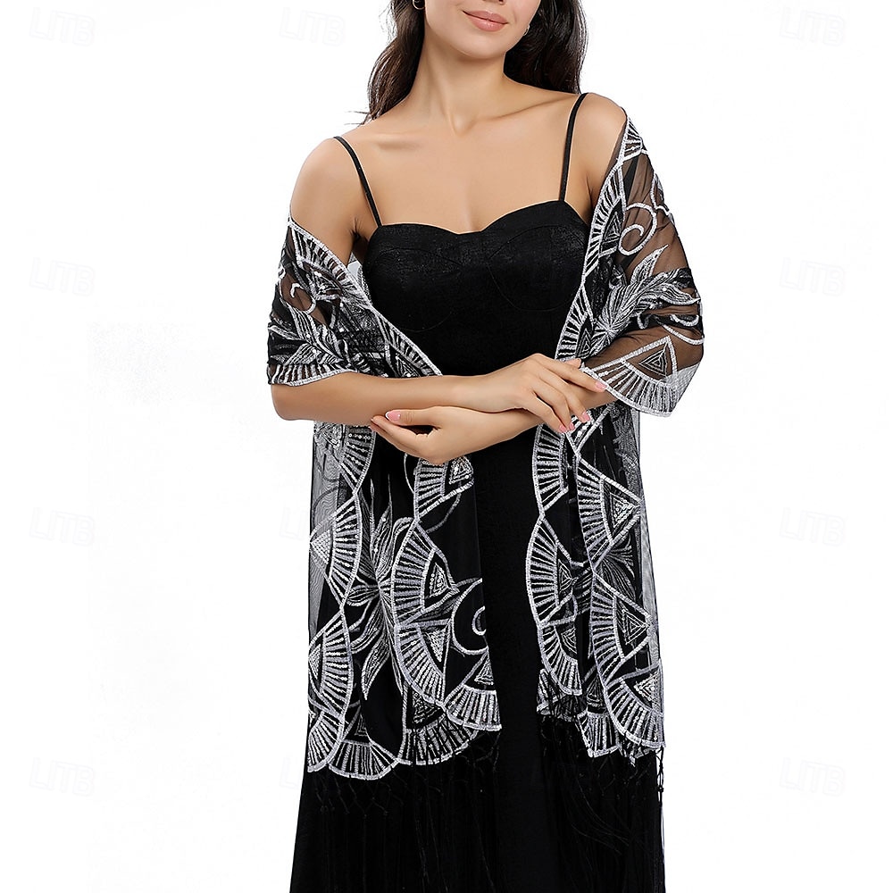 Cubiertas de Boda Elegantes sin Mangas de Encaje para Mujeres con Lentejuelas para Bodas de Verano 2026 - $22.99 –P5