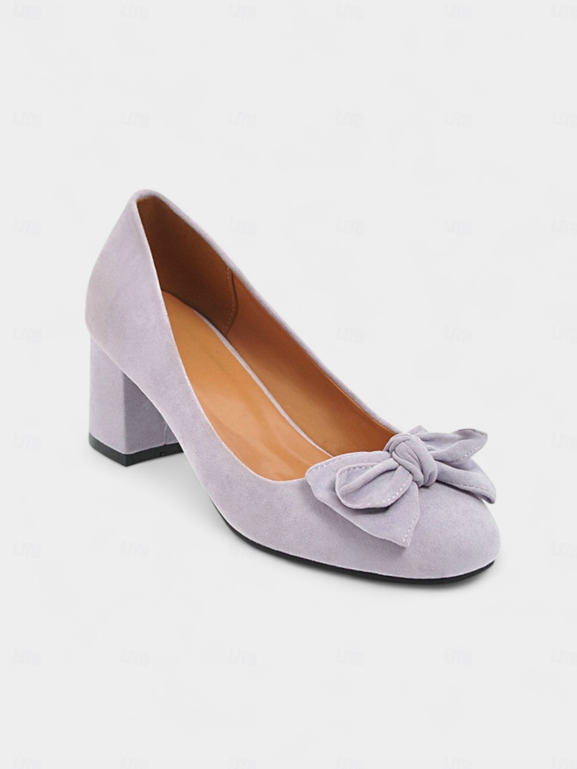 Per donna Tacchi Retrò Feste Lavoro Quotidiano Fiocco Tacco grosso Punta quadrata Elegante Vintage Finta pelle scamosciata Mocassino Nero Rosa Blu del 2025 a $34.99 –P2