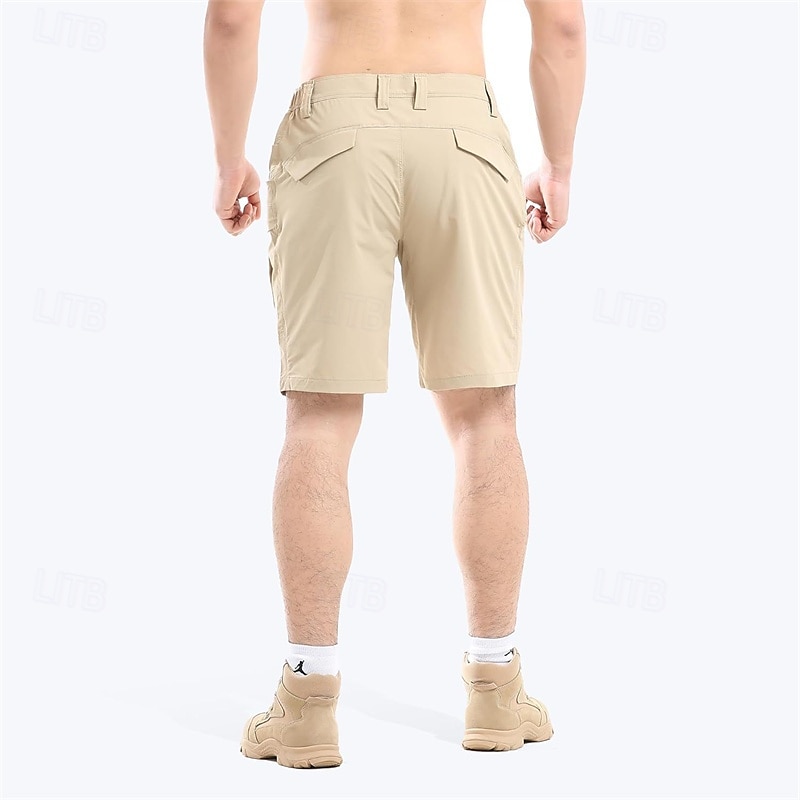 Per uomo Pantaloncini cargo Shorts Pantaloncini Estivi Elastico in vita Multi-tasche Semplice Comodità Indossabile Lunghezza al ginocchio All'aperto Sport Quotidiano Moda Casual Nero Cachi del 2025 a $23.99 –P10