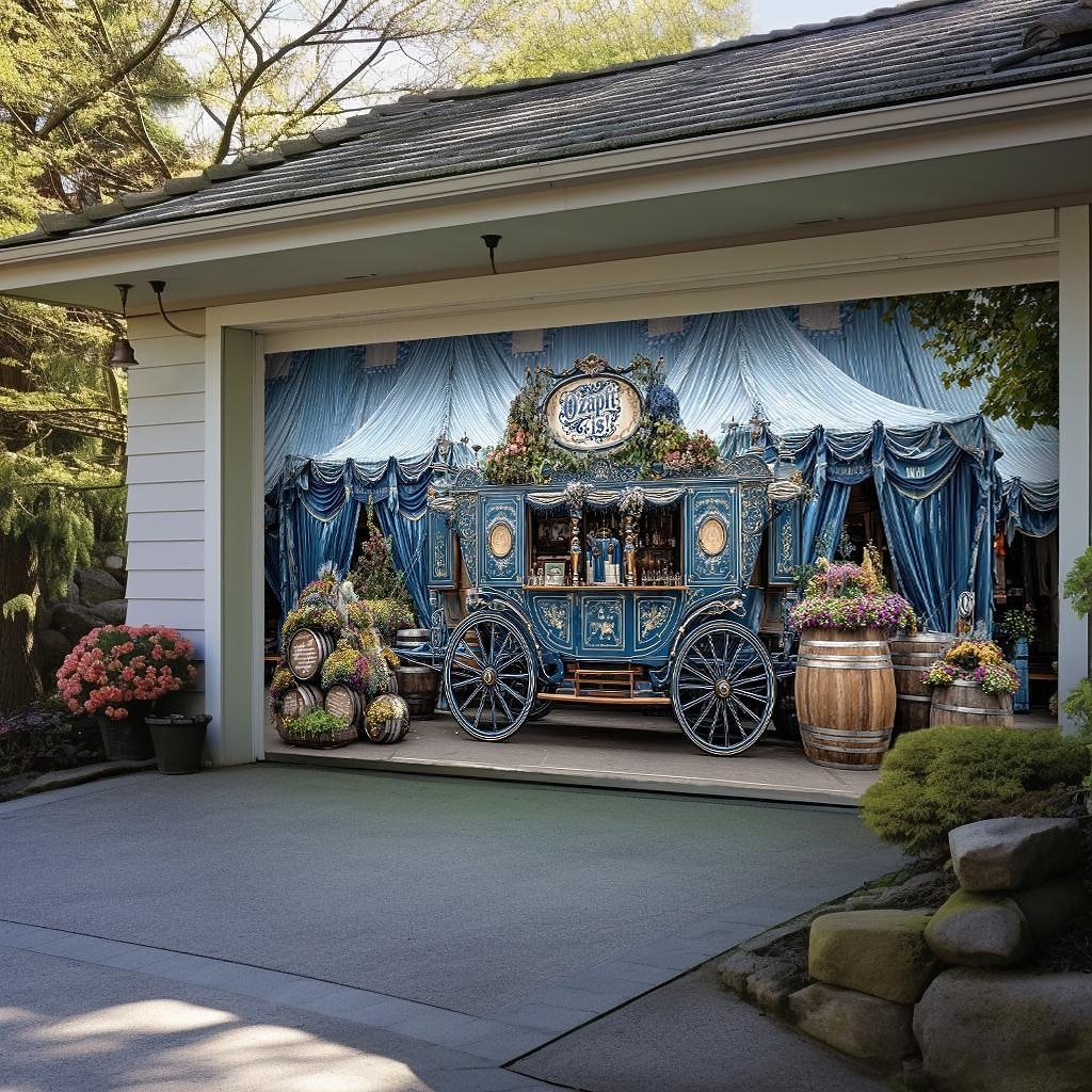 Oktoberfest utendørs garasjeportdeksel banner vakker stor bakteppedekorasjon for utendørs garasjeport hjem veggdekorasjoner arrangement fest parade 2026 - $32.99 –P6