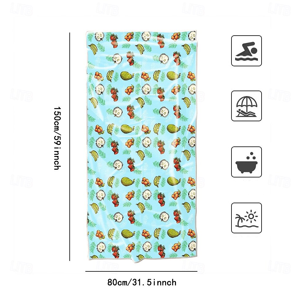 Soft and Absorbent Beach Towel - Lightweight, Quick-Dry, Sand-Free Design for Beach, Pool, and Travel 2025 - $22.99 –P5