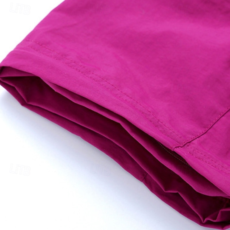 Women's Hiking Shirt Long Sleeve Turndown Top Outdoor Waterproof Windproof Lightweight Nylon Army Green Khaki Rose Red Running Camping / Hiking / Caving 2025 - $34.99 –P12