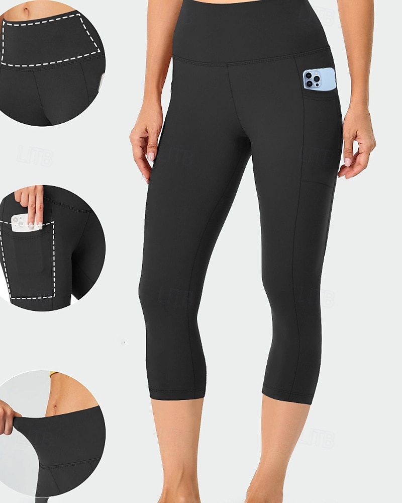 Per donna Pantaloni capri Pantaloni Eleganti Leggings Leggings comodi Streetwear Casual Lunghezza al polpaccio Naturale Semplice Tasca Elastico in vita Comodo All'aperto Confortevole All'aperto Sport del 2026 a $15.99 –P8