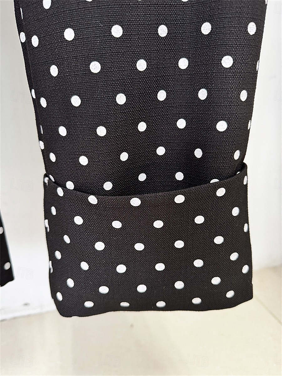 Paletó vestido de mãe da noiva elegante colarinho de camisa comprimento até o tornozelo mistura de algodão manga longa com botões de 2025 por $154.99 –P8