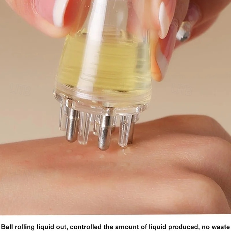 Pettine massaggiante per il cuoio capelluto con applicatore per oli essenziali, erogatore di siero liquido per capelli, strumento per la cura del cuoio capelluto contro la caduta dei capelli, mini del 2025 a $8.49 –P4