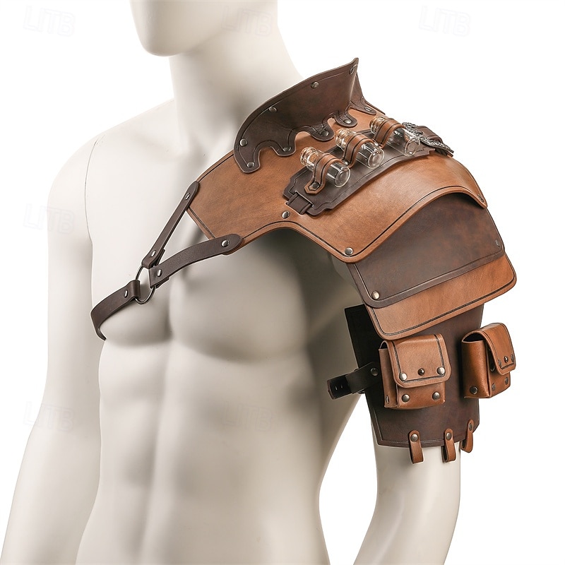 Punk & Gothic Middeleeuws Renaissance Wapens en Harnassen Gemaskerd Bal Krijger Ridder Voor heren Viking Maskerade Prestatie Toneel Maskerade Volwassenen Schouder Pantser 2025 - $30.99 –P11