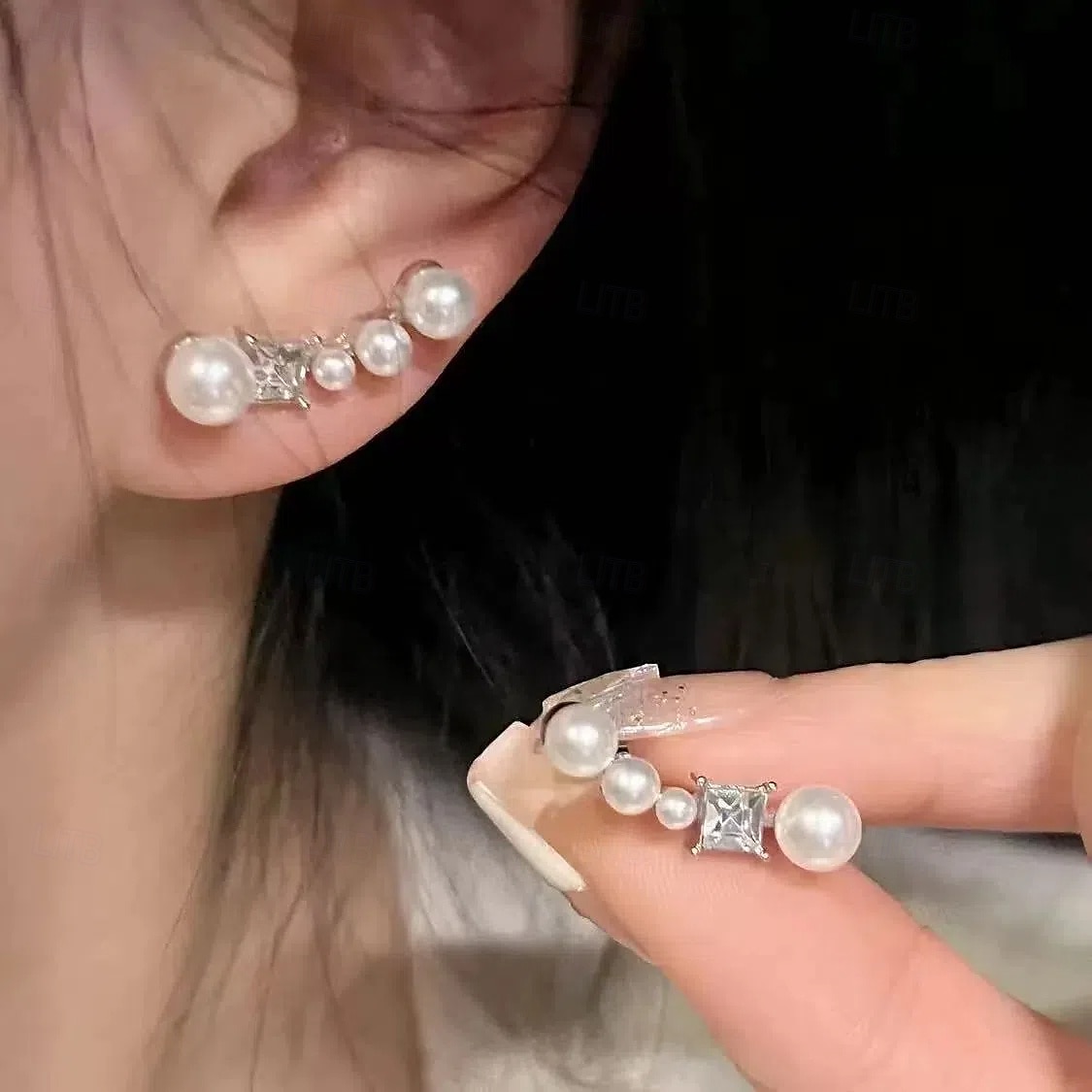 Per donna Orecchini a perno Tropicale Gioia Elegante Orecchini Gioielli Argento Per Feste del 2025 a $24.99 –P3