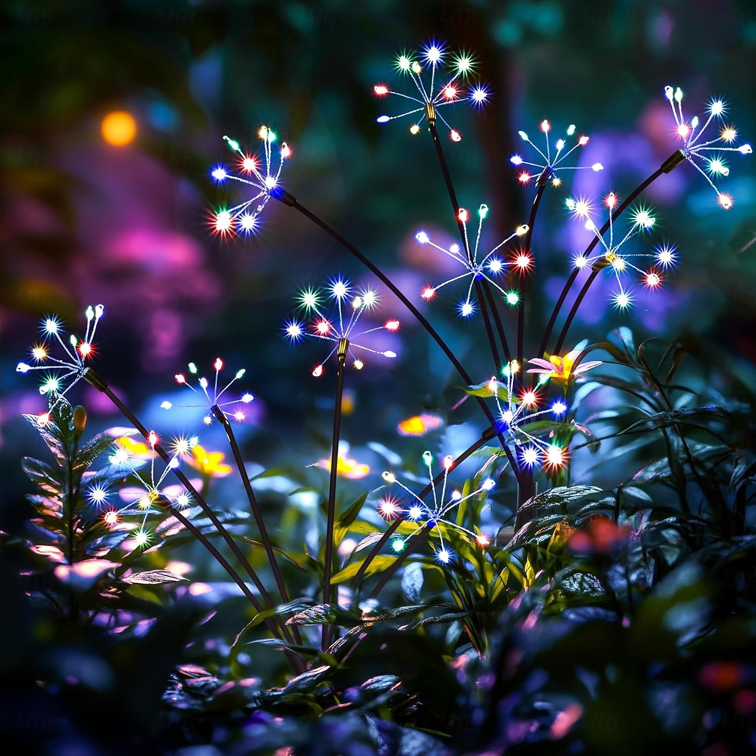 Luces solares decorativas para jardín, luces solares para exteriores, impermeables, para patio, porche, parterres, suministros de jardinería de hadas, regalos, adornos navideños. 2026 - $14.49 –P2