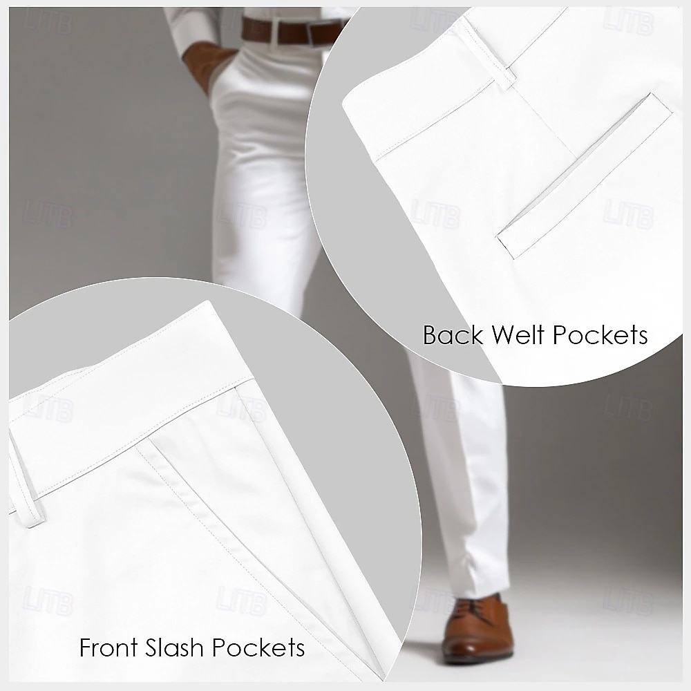 Herren Geometrisch Wellen Abstrakt Anzughose Hose Freizeithose Mittlere Taille Klassisch Outdoor Lässig Täglich Slim Fit Hose mit Taschen Frühling Herbst 3D-Druck Grau 2025 - $29.99 –P3